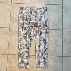 Joe Fresh Monochrome Abstract Leggings